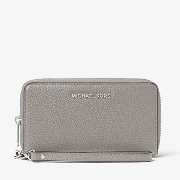 MICHAEL KORS Leather Smartphone Wristlet - Picture 1 of 3
